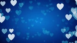 Blue Heart Background (Loopable) Stock Footage
