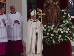 B-ROLL - The Inauguration Mass For Pope Francis at St. Peter's Square on March 19, 2013 in Vatican City, Vatican. (Footage by Giulio Origlia/Getty Images) Stock Footage