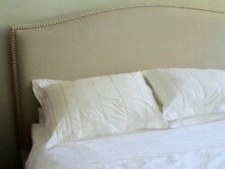 Double bed Stock Footage