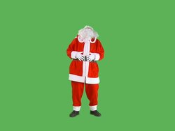 Santa Laughing Stock Footage