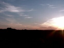 Prairie Grass at Sunset Stock Footage
