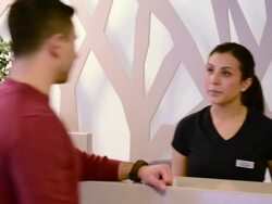 Customer welcome Stock Footage