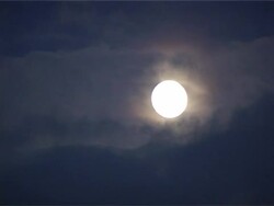 Moon timelapse Stock Footage