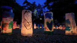 ZÅjÅ-ji Candle Night Stock Footage