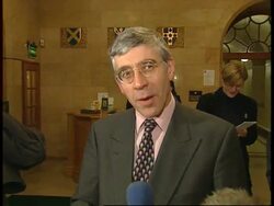 UK: UPDATE ON STRAW'S DECISION OVER PINOCHET News Clip