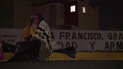 VOICED : Thousands were expected by the pope in Ecatepec News Clip