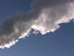 Ascending Smoke \rushing clouds\ HD vertical Stock Footage
