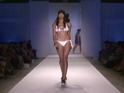 Zimmermann Swimwear - Runway - MBFW Miami Swim Stock Footage
