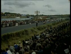 Motorbike racing, Northern Ireland Stock Footage