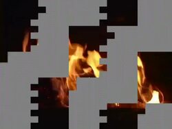 Fireplace Scene Stock Footage