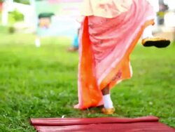 Asian dance local performances show Stock Footage