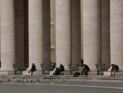 General views Around Vatican City Stock Footage