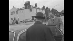 CAN759 ALLEGED 'GREAT TRAIN ROBBER' EDWARD WHITE ON TRIAL News Clip