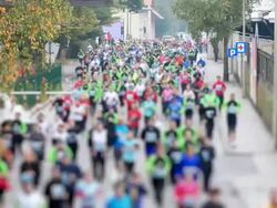 HD: Marathon running Stock Footage