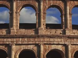 The Coliseum of Rome Stock Footage
