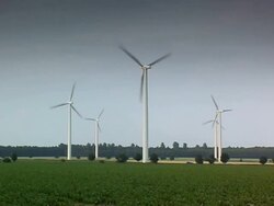 Wind Farm Stock Footage