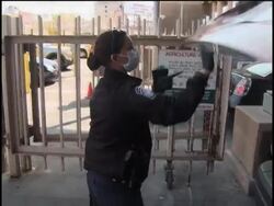 WRAP Travellers at US-Mexico border comment on swine flu News Clip