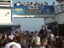Matthew McConaughey at MaliBLUE Festival, Sponsored by Emergen-C and Surfrider Stock Footage