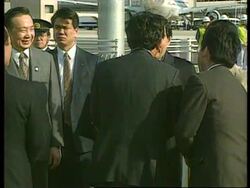 Japan - Chinese Vice Premier Zhu Rongji Visit News Clip