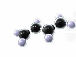 Butadiene molecule Stock Footage