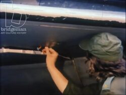 Sweden 1970s - Military defence and end montage Stock Footage