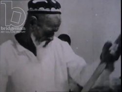 Canal construction in the Fergana Valley. Uzbekistan, 1970 Stock Footage