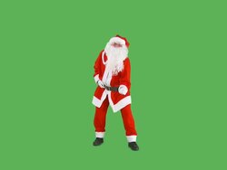 HD: Santa Dancing Stock Footage