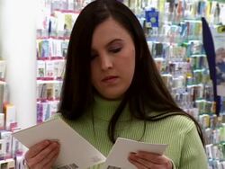 Shopping for Greeting Cards (PAL-DV) Stock Footage