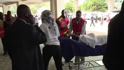 CLEAN : Shebab attack victims flown to Nairobi for treatment News Clip