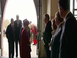 Queen & Philip visit Guildford Cathedral News Clip