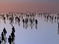 Businessmen Walking Stock Footage