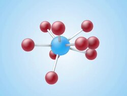 Atom with alpha channel (Loopable) Stock Footage
