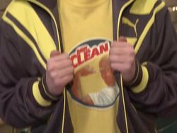 Justin Timberlake MTV Worn "Mr. Clean" T-Shirt and Stock Footage