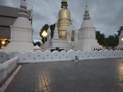 HD:Temple and gold pagoda in chiang mai Thailand Stock Footage