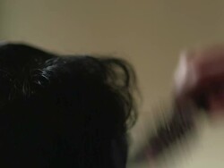 Man Drying Hair - Stock Footage Stock Footage