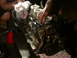 Repairing Car Engine Stock Footage