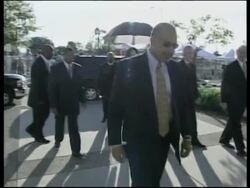 NEW Jackson arrives, Jury chosen and seated News Clip