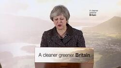 Theresa May unveils new 25-year Environment Plan in speech at the London Wetland Centre News Clip