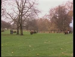 WRAP Bush and Royals arrive for ceremony at Buckingham Palace News Clip
