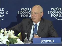 Ldrs on financial crisis as World Economic Forum begins News Clip