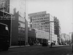 Part 4 of The Changing Face of London, 1960 - modern architecture and plans for future London Stock Footage