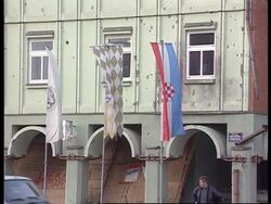 Croatia - Croatian Army Build-Up Near E.Slavonia News Clip