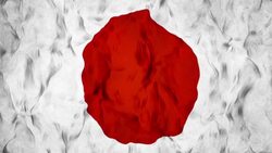 Japan Flag Stock Footage