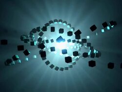 Technology Background Blue HD Stock Footage