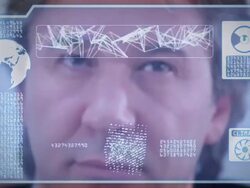 Futuristic Screen Stock Footage