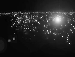 Bang 01 Shockwave BW Stock Footage