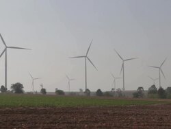 Windmill electric generate Stock Footage