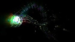 Magic particles B Stock Footage