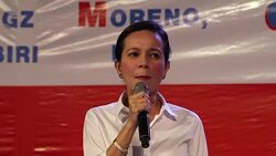 CLEAN : Philippines Grace Poe kicks off presidential campaign in Manila News Clip