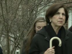 First Funerals after school shooting Stock Footage